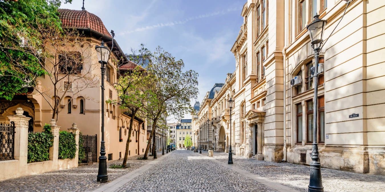 Bucharest Old Center streets